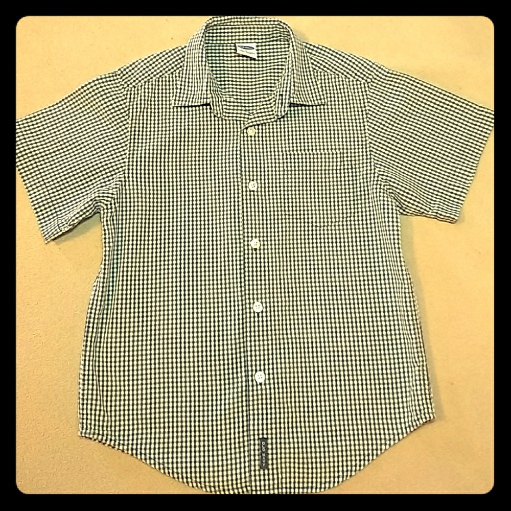 Boys Size 6 Blue Gingham
